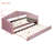 Twin Size Upholstered Daybed With Trundle-2135557925