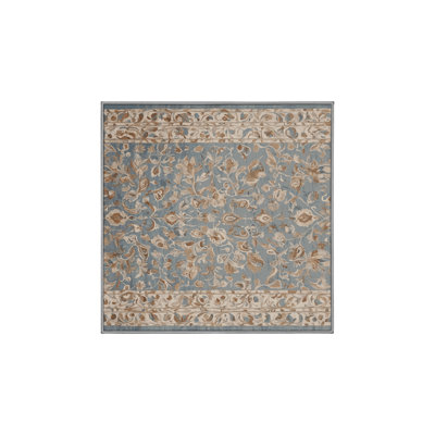 Machine Washable Gray Area Rug