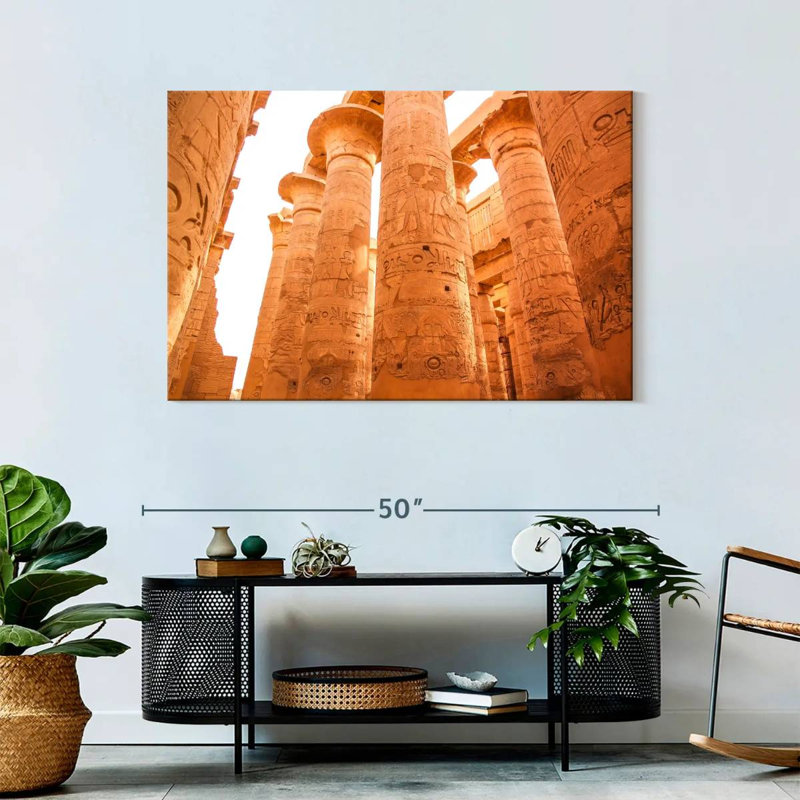 Piliers de Kavia du temple de Karnak, H 30 po x l 45 po