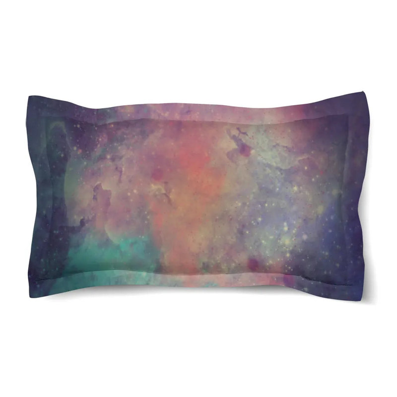 Laural Home Universe Galaxy Duvet Sham, King Sham