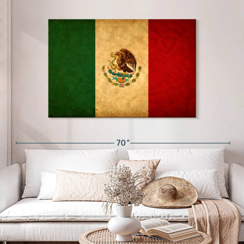 Drapeau mexicain Borges, H 32 po x l 48 po