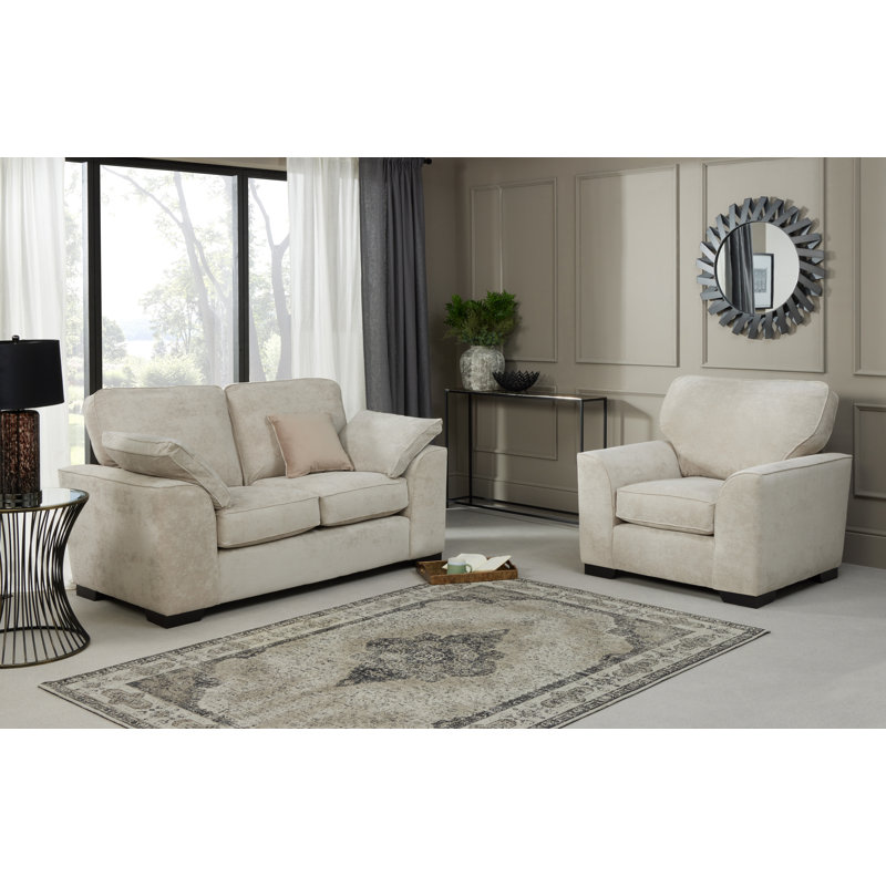 Mangu 2 - Piece Living Room Set, Silver