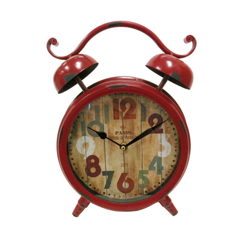 Horloge de plateau antique classique