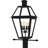 Mishler 4-Light Earth Black Outdoor Post Lantern