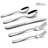 Chinle 60-Piece Stainless Steel Flatware Set Service for 12