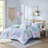 Dreamy Tie Dye Bedding Set, Hypoallergenic Polyester Style For Home