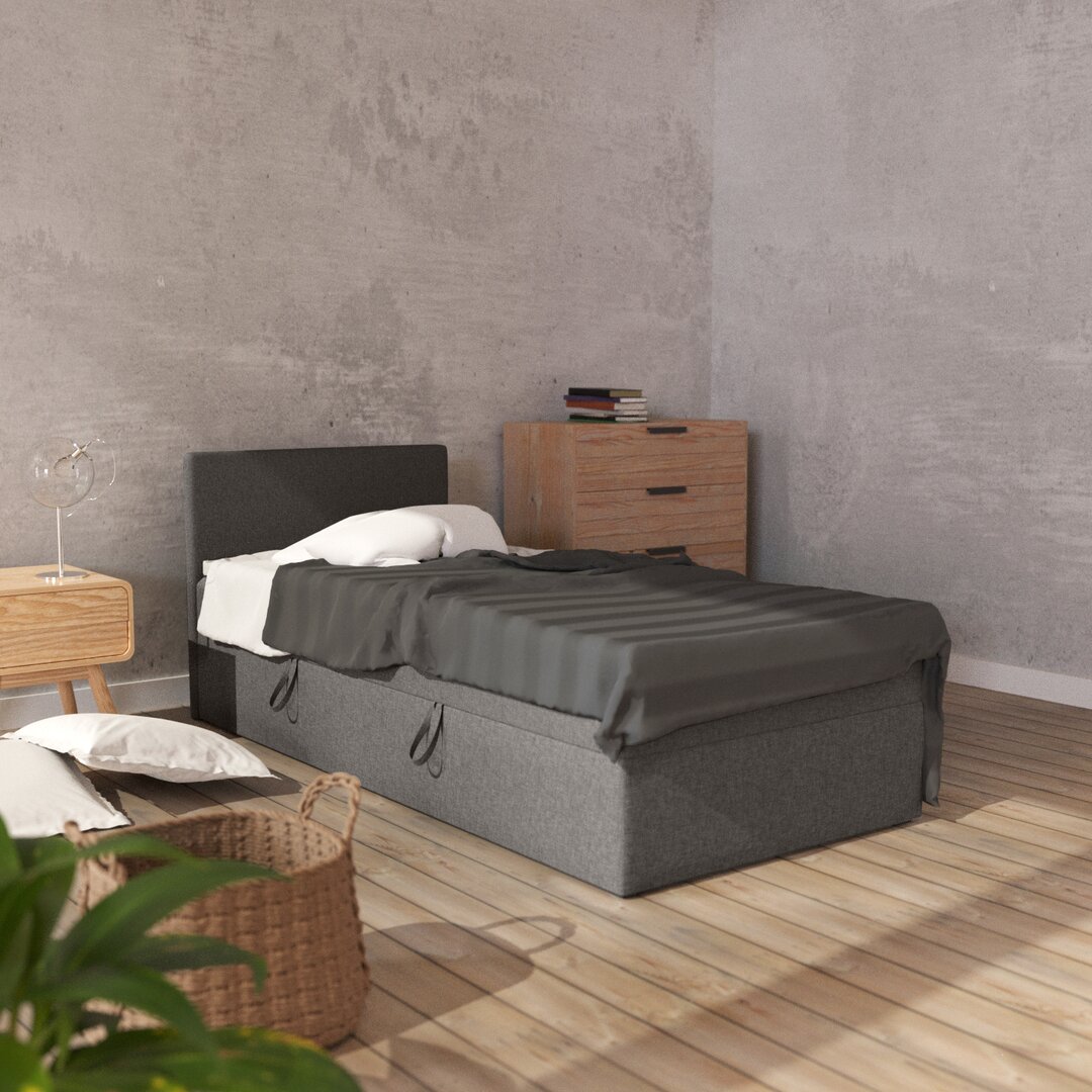 Boxspringbett Dillian mit Topper und Bettkasten