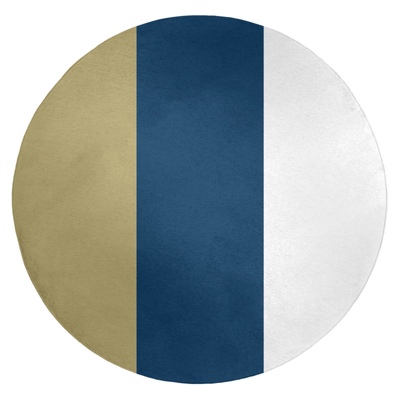 Chenille Indoor Rug, Round 5'