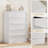 Modern Tall Dining Table with 5 Drawers, White Storage Buffet Sideboard for Dining Room, Living Room, Entryway & Bedroom-921557896