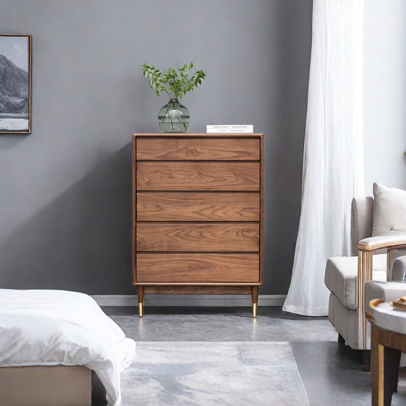 Armoire de rangement simple en bois massif