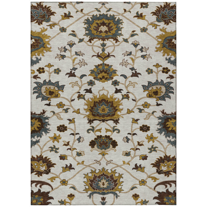 Machine Washable Indoor/Outdoor Chantille ACN2290 Global Rug, Rectangle 10' x 14'