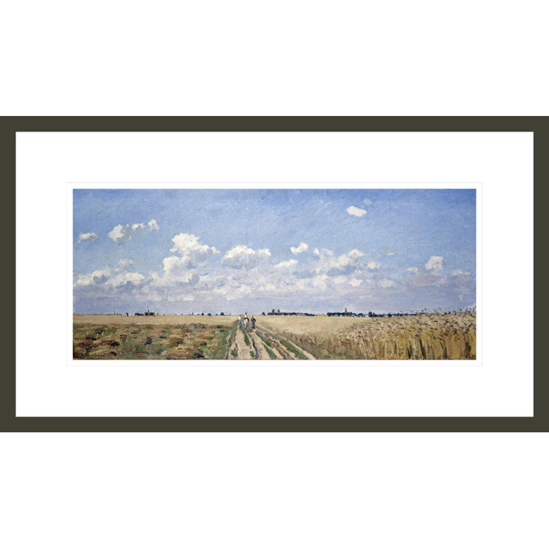 «Summer» par Camille Pissarro - estampe numérique encadrée, H 12,54 po x l 21,75 po