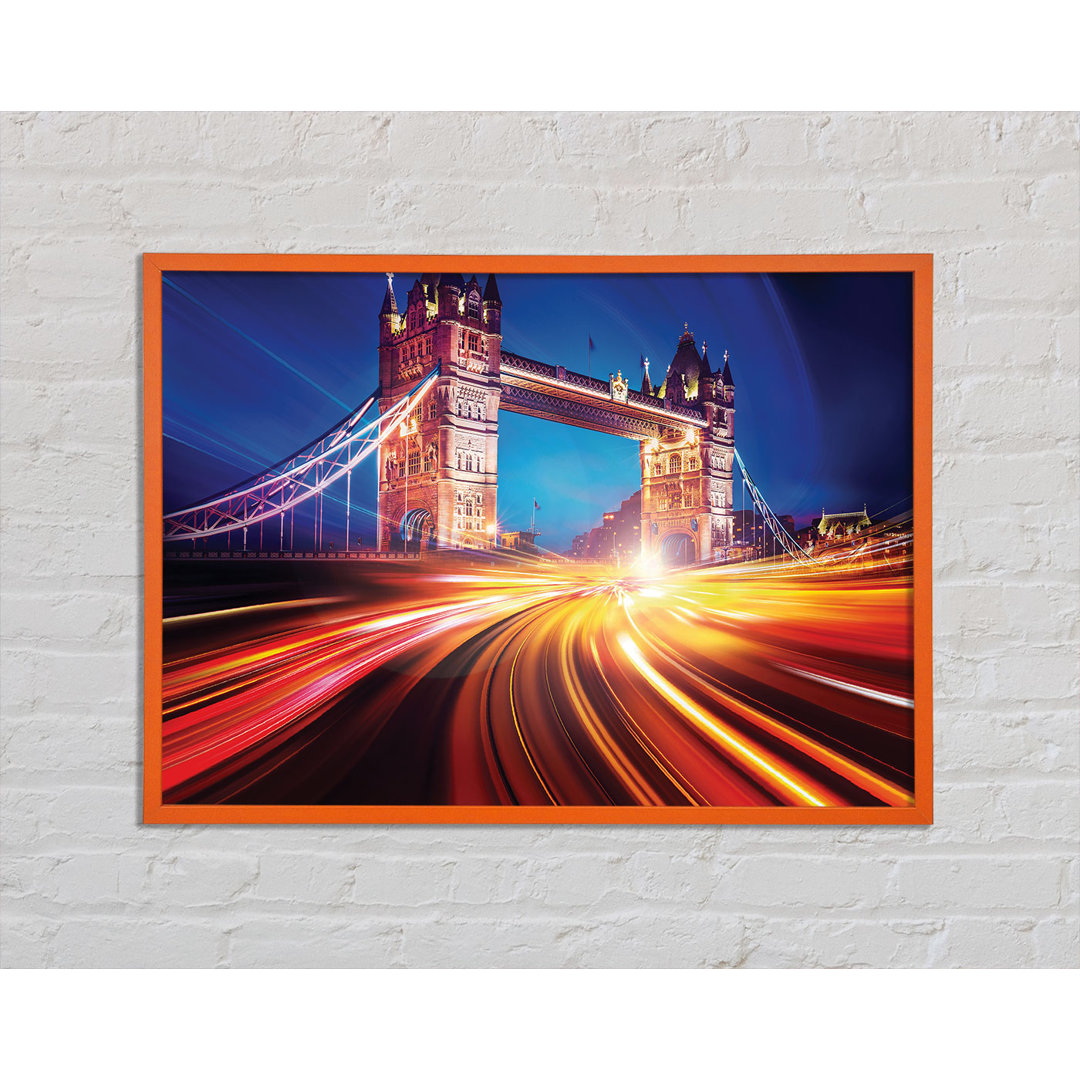 Gerahmtes Poster Angeleena Tower Bridge Speed Of Light 2