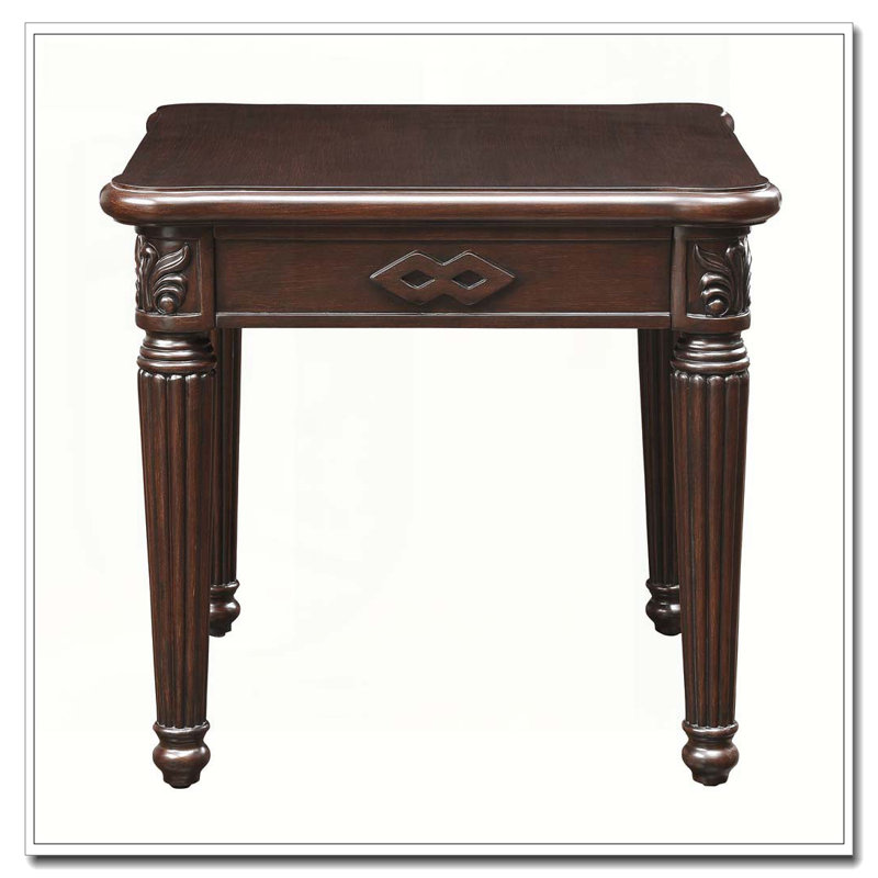 Table de bout espresso avec pieds tournés