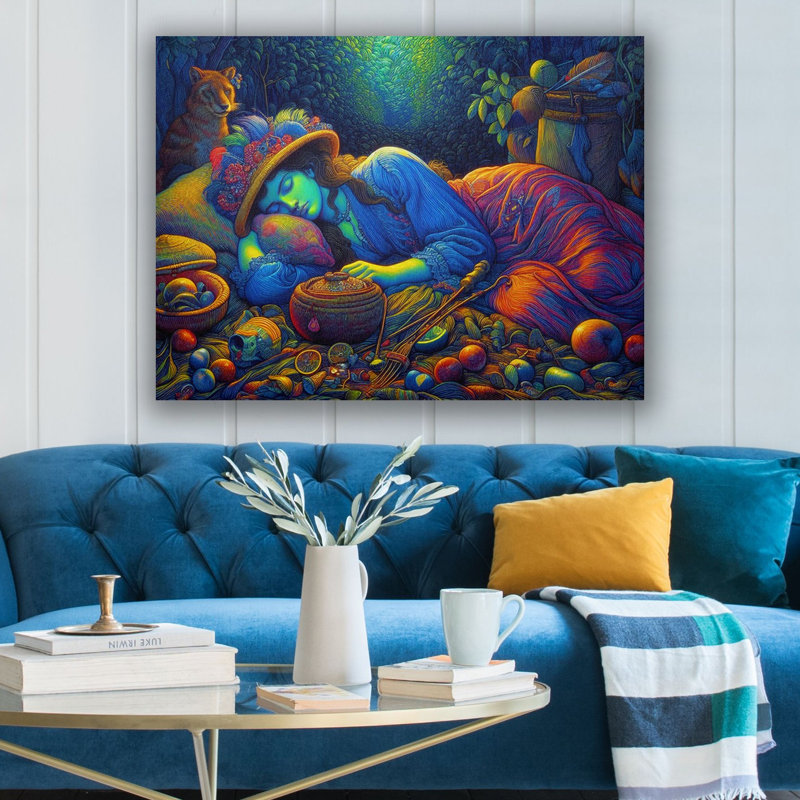 Peinture décorative sur toile, 27.6" H x 39.4" W