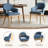 Modern Upholstered Dining Accent Chair with Wooden Legs-181813616-180612299