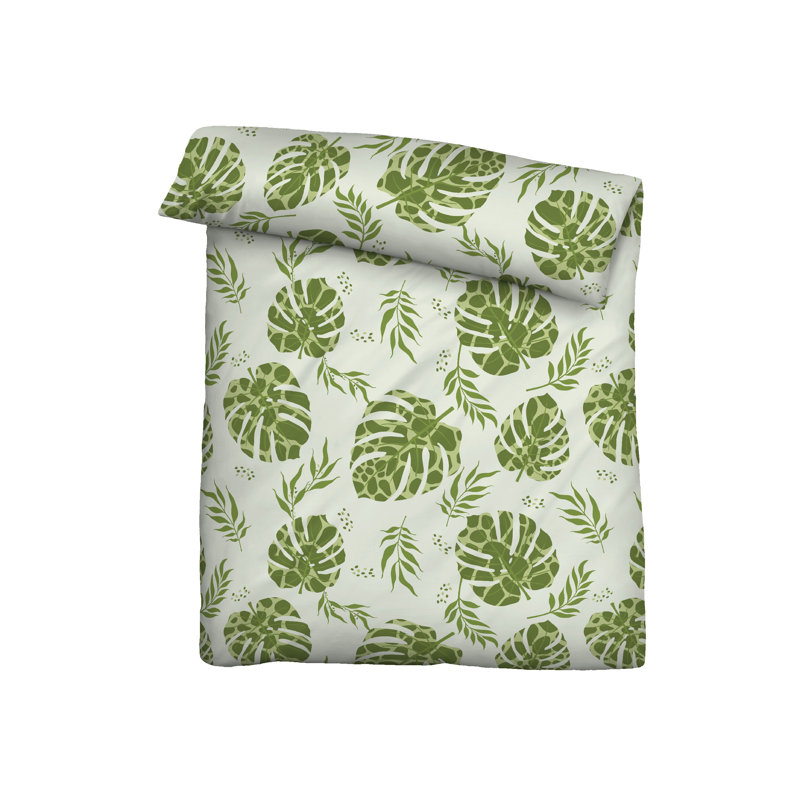 Cotton Duvet Cover Set Set, 155 x 220 cm - 1 Pillowcase (80 x 80 cm)