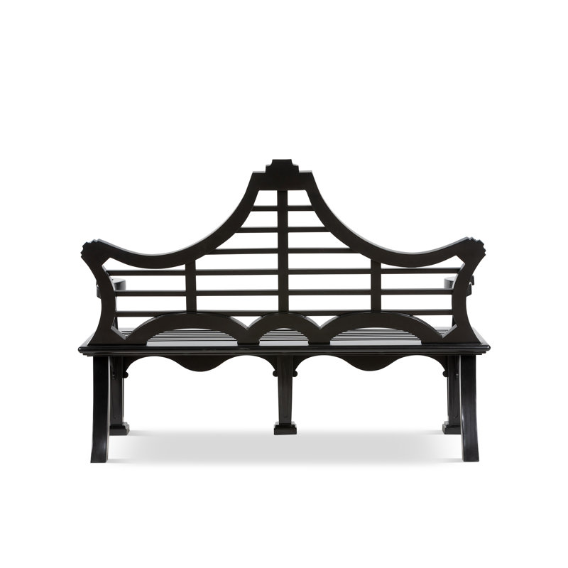 Bay Lake Garden Bench, Jet Black, Jet Black