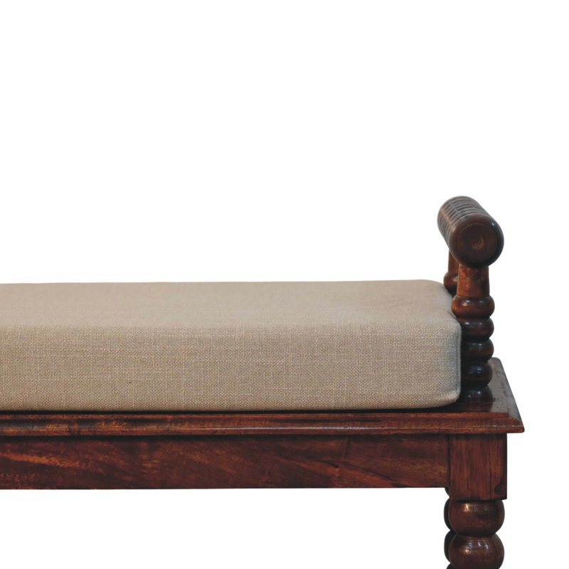 Banc de vestibule à coussinets Spindle
