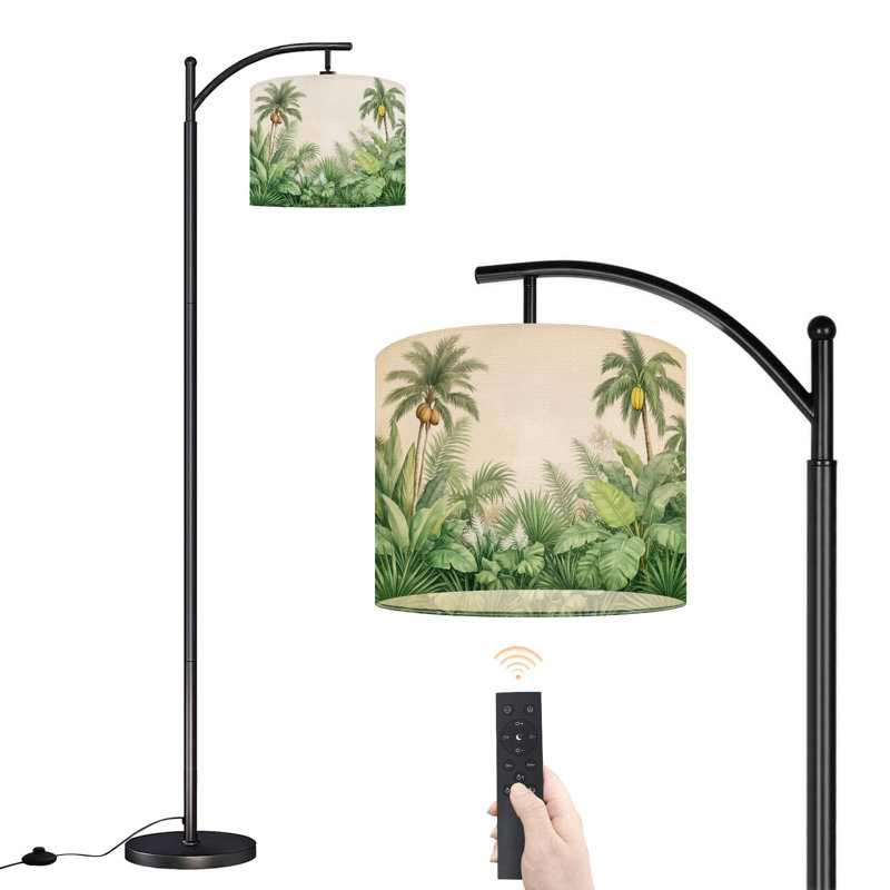 Lampe sur pied Arc Palm Tropical