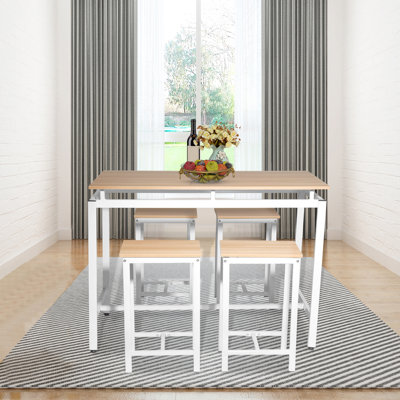 Fetcham 4 - Person Four Leg Dining Set