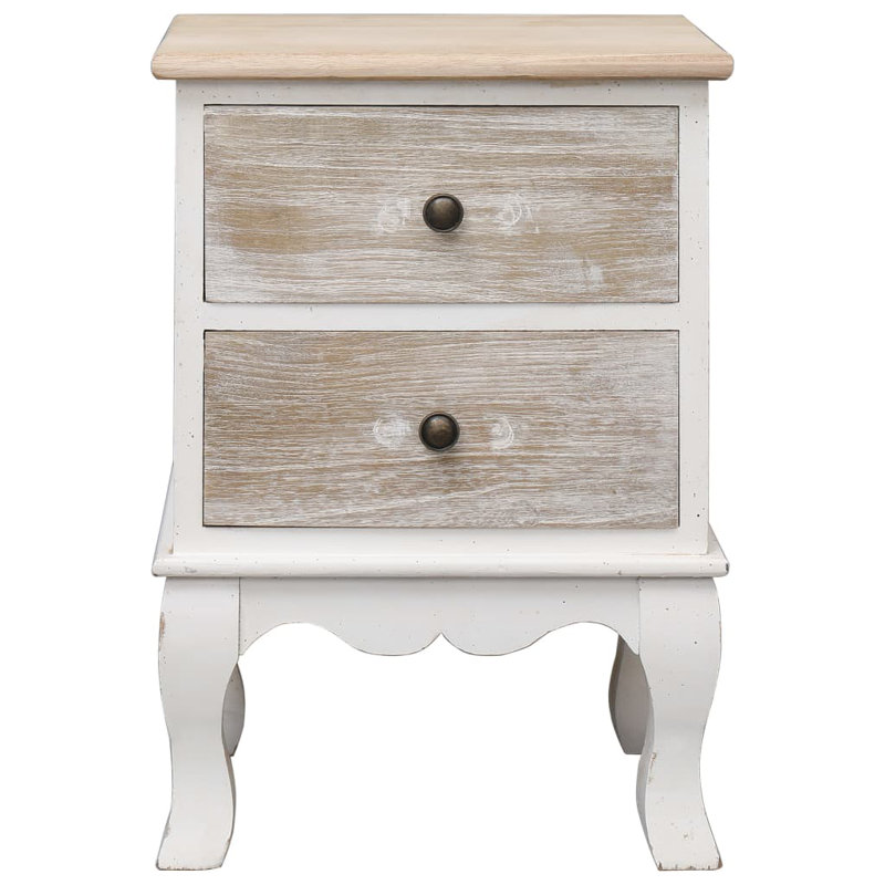 Karg 35cm W Solid Wood Bedside Table