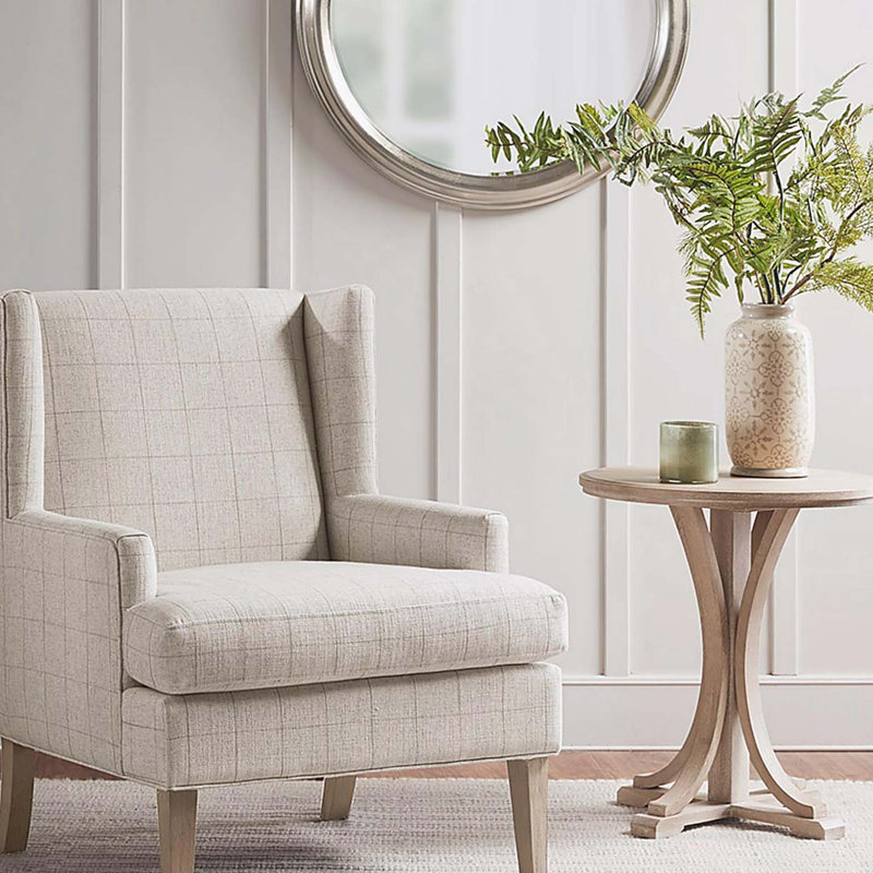 Chaise d'appoint Decker, Naturel