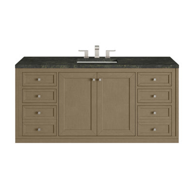 Chicago 60" Floating Single Bathroom Vanity Set