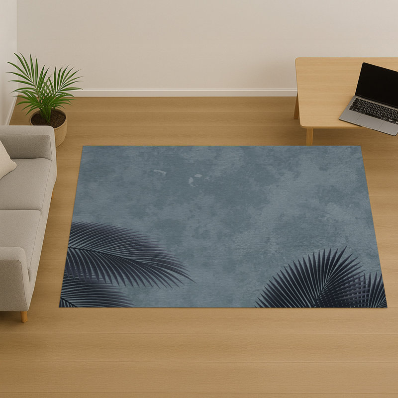 Floral Area Rug, Runner 70 x 140 cm