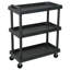 75cm W Plastic Shelving Unit with Wheels