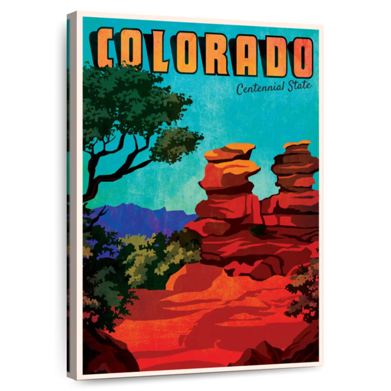 Colorado Centennial State, H 36 po x l 24 po