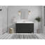 Ensemble de meuble-lavabo simple 60 po avec plateau en quartz Sonoma-101716755-138919403