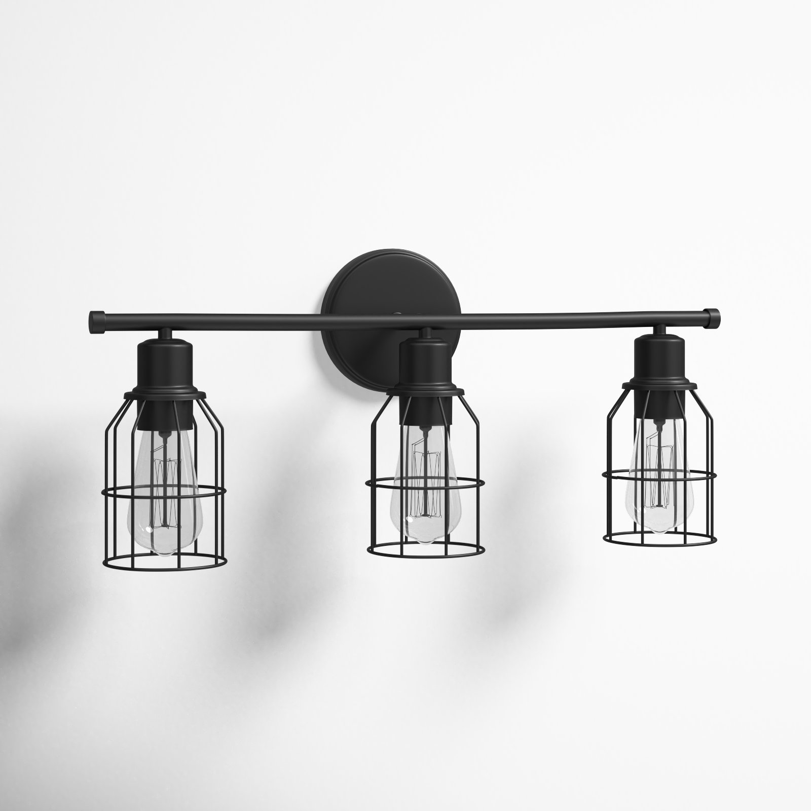 Romeo 3 Light Dimmable Vanity Light, Oil Rubbed Bronze