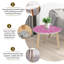 Ensemble de 2 tables basses gigognes Triangle