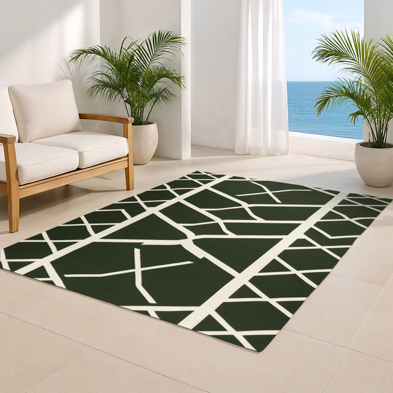 Tapis vert intérieur et extérieur Trellis, Rectangle 4pi x 6 pi
