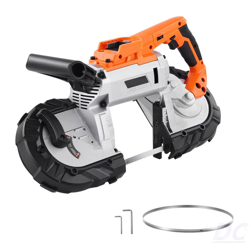 20V Portable Cordless Band Saw 5 Inches Deep Cut Variable Speed (Bare Tool)