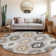 Premium Machine Washable Prisco Silver Rug