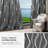 Cirila Back Tab Rod Pocket Silver Wave Curtain Panels-75185741-75185737