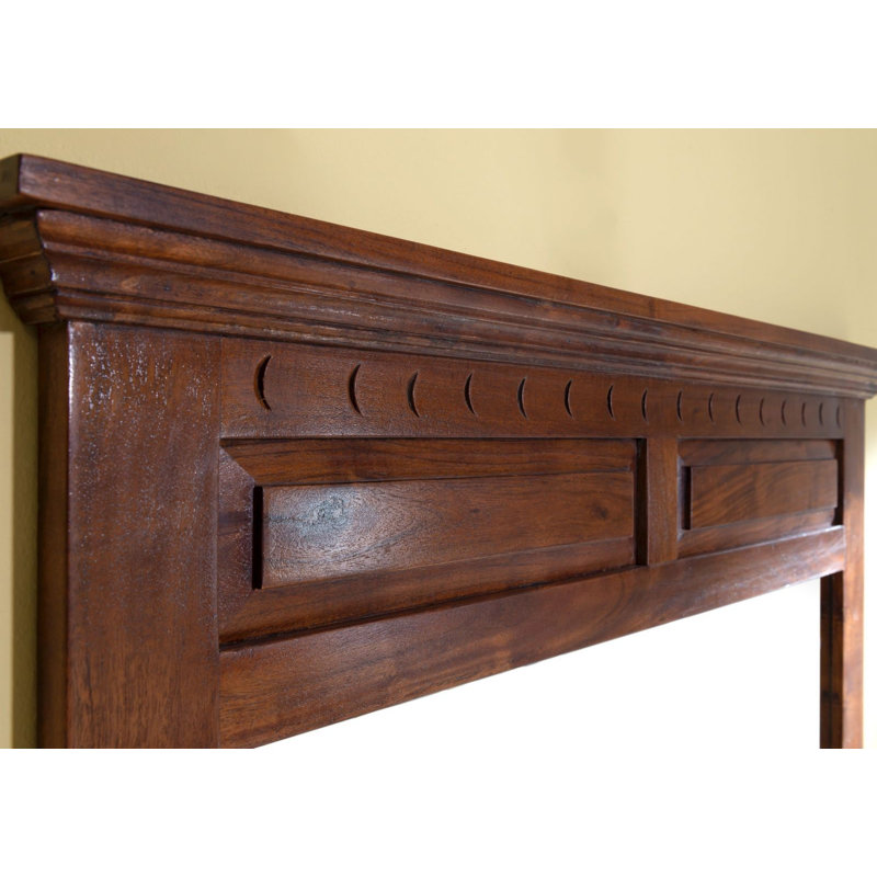 Oxford Wood Wall Mirror, Nougat