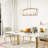 Bixby 8 - Light Rectangle 37"W Chandelier Dining Room Modern-185427097-214057582