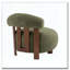 Fauteuil d'appoint en tissu Bouble-2102903181