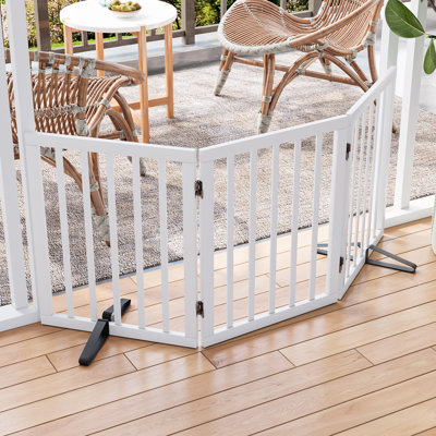 Bamboo Free Standing Pet Gate