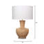 Lampe de table en rotin Portobello