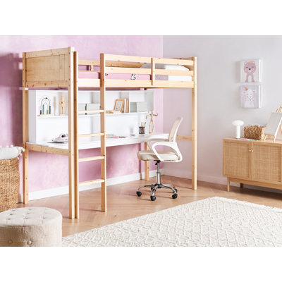 FOUCAMONT Solid Wood Storage Bed