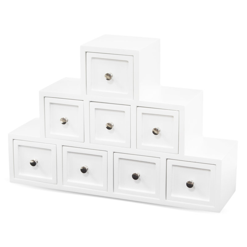 Wood Jewelery Box + Drawers