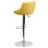 Hilia Vinyl Bucket Seat Adjustable Height Barstool with Diamond Pattern Back-1302222143