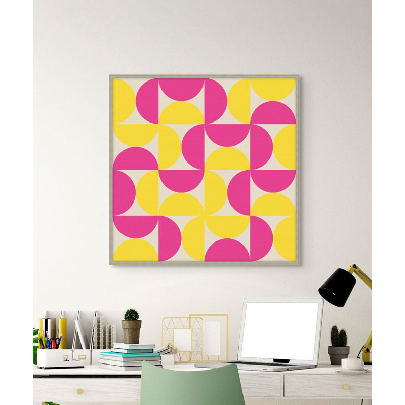 Vibrant Semicircle 1 Print, 22.25" H x 22.25" W