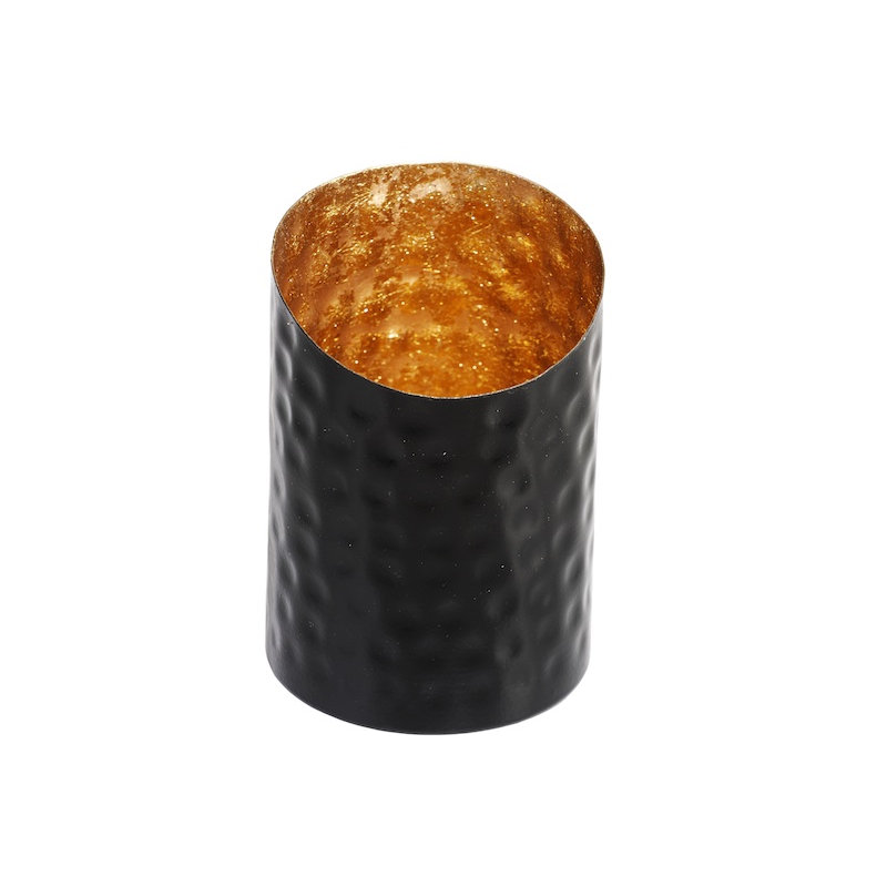 Metal Tabletop Votive Holder, 5" H x 3.5" W x 3.5" D