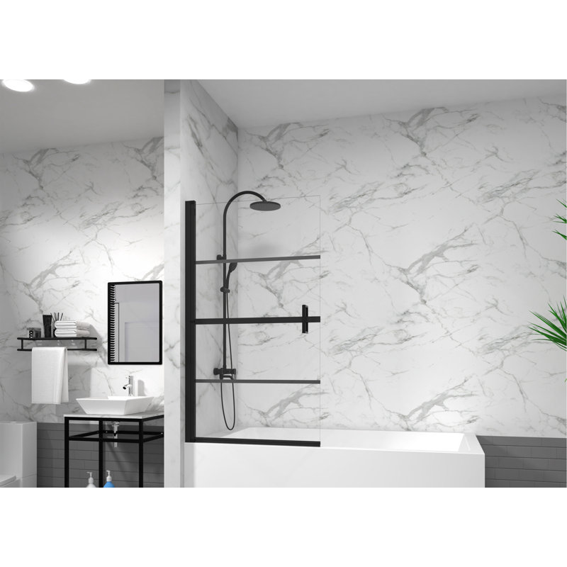 Porte de douche polyvalente avec mécanisme de pivotement avancé pour une expérience de salle de bain améliorée