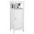 Bathroom Single Door Cabinet, Small Bathroom Cabinet With Open Storage, Accent Cabinet